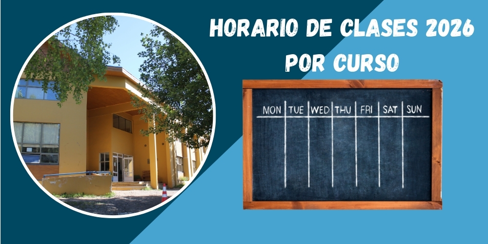 Horarios de clase por curso 2026